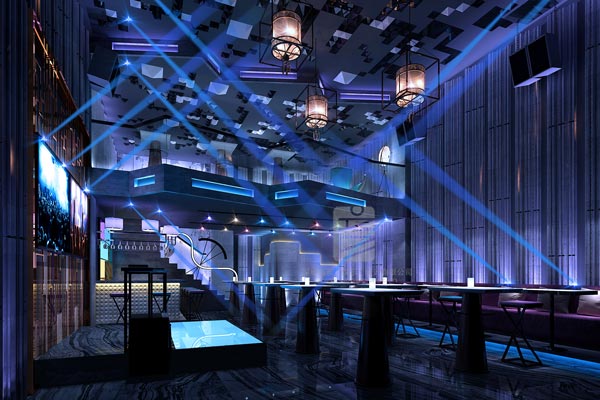 广东佛山派对空间酒吧大厅设计