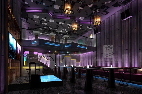 广东佛山派对空间酒吧大厅设计